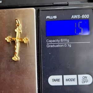 14k gold cross